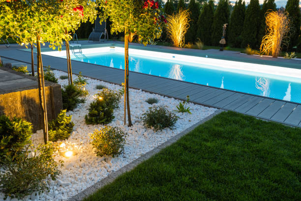 Paisagismo para área de piscina